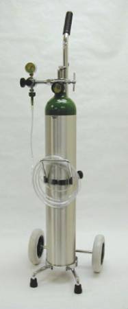 Mada Medical Products Mada Medical Oxygen Kit on Cart (Empty) Size E Aluminum - Each - 1630-15E-EA