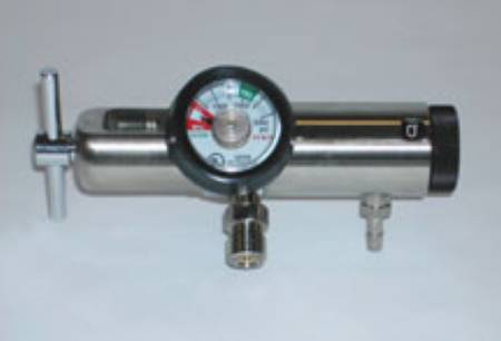 Mada Medical Products Oxygen Regulator High / Low Flow 0 - 25 LPM DISS Outlet CGA-870 - Each - R1835GBHF-25-EA