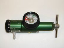 Mada Medical Products Oxygen Regulator Adjustable 0 - 25 LPM Barb Outlet CGA-870 - Each - R1835-25GB-EA