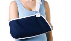 Medline Arm Sling Adjustable Strap Medium, 16.5 L X 8.5 Width Inch - Each - ORT11300M-EA