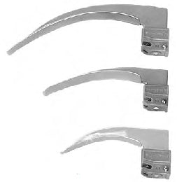 Mercury Medical Laryngoscope Blade GreenLine® Macintosh Type Size 3 Medium Adult - Box of 20 - 535533203-BX