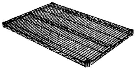 Intermetro Industries Wire Shelving Super Erecta Shelf® 1 Shelf Adjustable 18 X 60 Inch - Each - 1860NC-EA