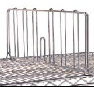 Intermetro Industries Shelf Divider 21 Inch Chrome - Each - DD21C-EA
