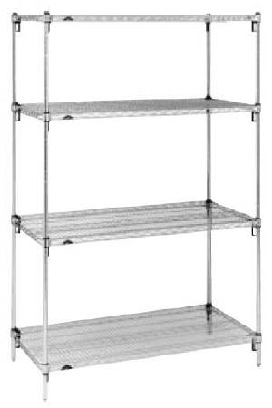 Intermetro Industries Wire Shelving Super Adjustable™ Super Erecta® 1 Shelf Adjustable - Each - A1842NC-EA