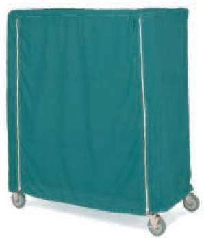 Intermetro Industries Cart Cover Metro® White Vinyl Coated Nylon 36 X 18 X 54 Inch Zippered Closure - Each - 18X36X54C-EA