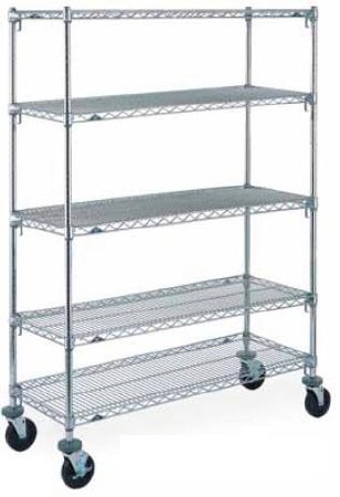 Intermetro Industries Utility Cart Super Adjustable 2™ Super Erecta® 69 Inch 48 L X 24 W Inch Shelf - Each - 5A556EC-EA