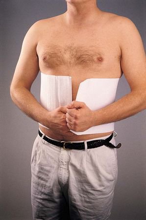 A-T Surgical Mfg Co Inc Rib Belt AT® Surgical X-Large Hook and Loop Closure 45 to 50 Inch Rib Cage Circumference 9 Inch Height Adult - Each - #19-XLRGE-EA