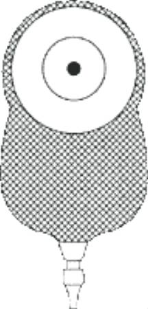 Marlen Manufacturing Urostomy Pouch UltraLite™ One-Piece System 8-3/4 Inch Length Drainable Flat, Pre-Cut - Box of 10 - 77005-BX