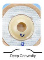 Marlen Manufacturing Ileostomy / Colostomy Pouch UltraLite™ One-Piece System 9 Inch Length Drainable, Kwick Klose Deep Convex, Pre-Cut - Box of 10 - 57625-BX