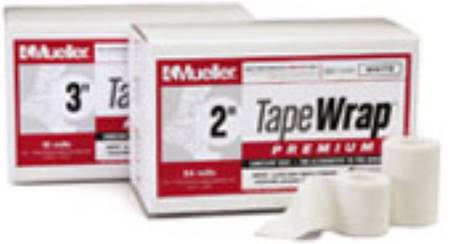 Mueller Sports Medicine Cohesive Bandage TapeWrap®Premium 3 Inch X 6 Yard Self-Adherent Closure Black NonSterile Standard Compression - Case of 16 - 26259B-CS