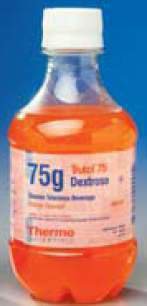 Fisher Scientific Glucose Tolerance Beverage Trutol® Orange 75 Gram 10 oz. per Bottle - Case of 24 - TGP401223PA-CS
