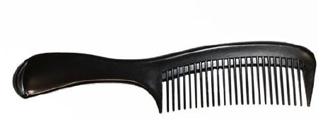 New World Imports Comb 8-1/2 Inch Black Plastic - Case of 432 - C2950-CS