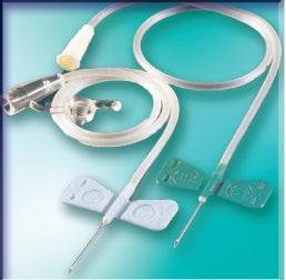 Nipro Medical Infusion Set SafeTouch™ 19 Gauge 3/4 Inch 12 Inch Tubing Without Port - Case of 500 - SPR+19G19-CS