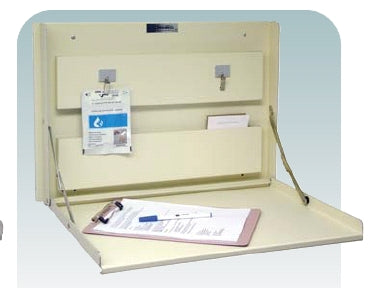 Omnimed Wall Desk Vinyl Clad Aluminum Beige 20-3/4 W X 15 H X 3 D Inch - Each - 291502-BG-EA