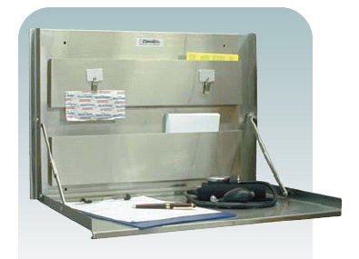 Omnimed Wall Desk Stainless Steel 20-3/4 W X 15 H X 3 D Inch - Each - 291503-EA