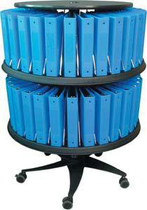 Omnimed Binder/ Chart Rack Omnicart® Black 60 Binder Charts Top / Side Opening - Each - 264606-EA