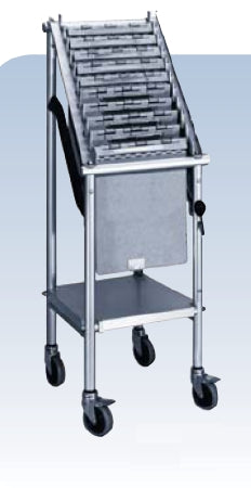 Omnimed Wheeled Chart Carriers Omnimed Beam® Aluminum 13 X 13 X 37 Inch - Each - 263810-EA