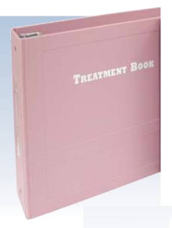 Omnimed Binder 3 Ring Mauve 450 Sheets Side Opening - Each - 205030-EA