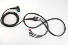 The Palm Tree Group ECG Cable Lifepak® 3 Lead, 3 Wire, RA Connector Lifepak 12 Defibrillator / Monitor - Each - 11110-000029-EA