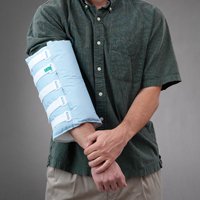 Tidi Products Arm Splint Posey SecureSleeve® D-Ring / Hook and Loop Closure Large - Each - 8168L-EA