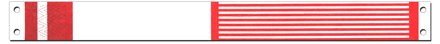 Precision Dynamics Identification Wristband Short Stay® Write On Band Adhesive Closure Without Legend - Box of 1 - 3001-11-PDR-BX