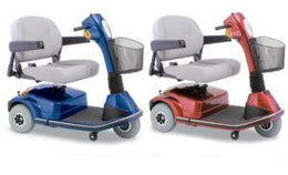 Pride Health Care 3 Wheel Electric Scooter Maxima 500 lbs. Weight Capacity Red / Blue - Each - SC900-EA