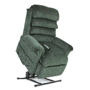 Pride Health Care Lift Chair, Pillow Back Elegance Collection Mushroom Faux Leather Without Casters - Each - LL570-EA