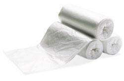 Lagasse Trash Bag Heritage™ 7 gal. Natural HDPE 6 Mic. 20 X 22 Inch Star Seal Bottom Coreless Roll - Case of 40 - HERZ4022RNR01-CS