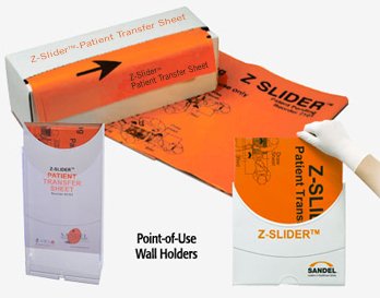 Sandel Medical Industries Transfer Sheet Z-Slider™ Orange 33 X 39 Inch Without Handles - Box of 10 - 2104-BX