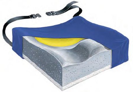 Skil-Care Seat Cushion Skil-Care™ 18 X 16 X 3 Inch Foam - Each - 751615-EA