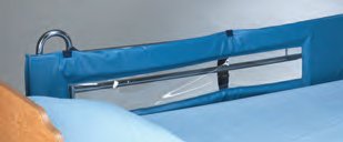 Skil-Care Bed Side Rail Bumper Pad Skil-Care™ Thru-View 5 X 35 X 60 Inch - Pair - 401017-PR