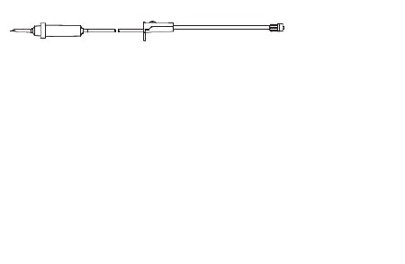 Smiths Medical ASD, Inc. Primary IV Administration Set Medex™ Gravity 1 Port 20 mL / Hr Drip Rate Without Filter 75 Inch Tubing - Case of 25 - MX821L-CS