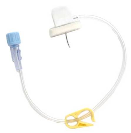 Smiths Medical ASD, Inc. Huber Infusion Set Gripper® 22 Gauge 3/4 Inch 8 Inch Tubing Without Port - Each - 21-2733-24-EA