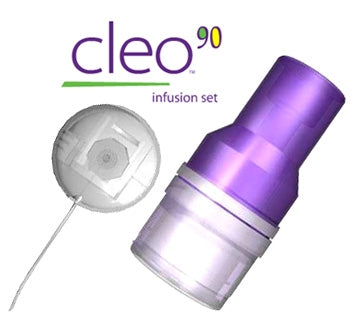 Smiths Medical ASD, Inc. Sub-Q Infusion Set Cleo® 90 25 Gauge 9 mm 31 Inch Tubing Without Port - Box of 10 - 21-7231-24-BX