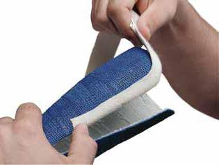 BSN Medical Orthopedic Padding Roll Adhesive Delta Terry-Net™ 1.25 Inch X 15 Yard Fleece NonSterile - Case of 1 - 58012-CS