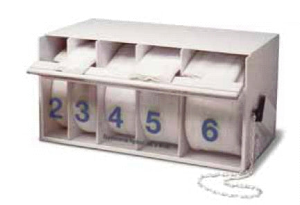 BSN Medical Plaster Roll Immobilizer Dispenser Gypsona® 5 Station Dispenser, 2 / 3 / 4 / 5 / 6 Inch Slots, HInged Door, Cutting Guide - Each - GPS-5CD-EA