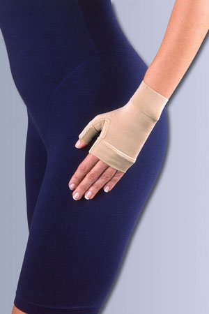 BSN Medical Compression Gloves Jobst® Ready-to-Wear Fingerless Large Over-the-Wrist Length Ambidextrous Stretch Fabric - Each - 101321-EA