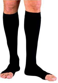 BSN Medical Compression Stocking JOBST® for Men Knee High X-Large Black Open Toe - Pair - 115435-PR