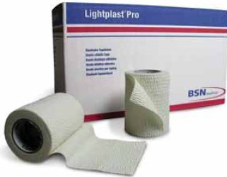 BSN Medical Elastic Adhesive Bandage Lightplast® Pro 3 Inch X 5 Yard No Closure Black NonSterile Standard Compression - Case of 16 - 72881-CS
