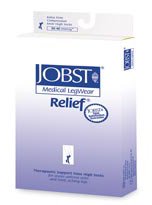 BSN Medical Compression Stocking JOBST® Relief® Knee High X-Large / Full Calf Beige Closed Toe - Pair - 114811-PR