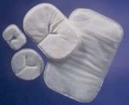 Smith & Nephew Super Absorbent Dressing EXU-DRY Anti-Shear 3 Inch Slit Disc - Case of 100 - 5999003S-CS