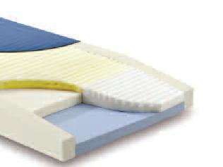 Span America Bed Mattress Geo-Mattress® Max Therapeutic Type 54 X 75 X 6 Inch - Each - MX7554-29-EA