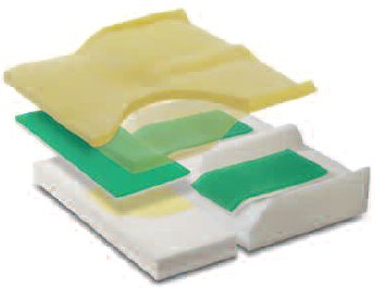 Span America Bariatric Seat Cushion The Equalizer® 24 W X 18 D X 3-1/2 H Inch Foam / Gel - Each - BEQ2418-EA