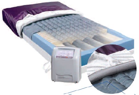 Span America Mattress Cover PressureGuard® Easy Air™ 35 X 75 X 7 Inch Nylon / Vinyl For PressureGuard® Easy Air™ Mattresses - Each - C1-L7535-29-EA