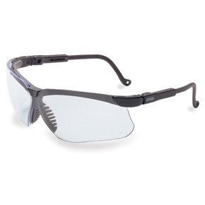 Honeywell Safety Products Safety Glasses Uvex Genesis Wraparound Anti-scratch Coating Clear Tint Polycarbonate Lens Vapor Blue Frame Over Ear One Size Fits Most - Pack of 10 - S3240-PK