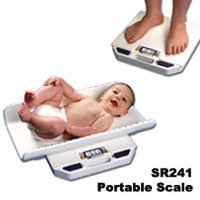 SR Instruments Baby Scale Digital LCD Display 44 lbs. Capacity Battery Operated - Each - SR241-EA