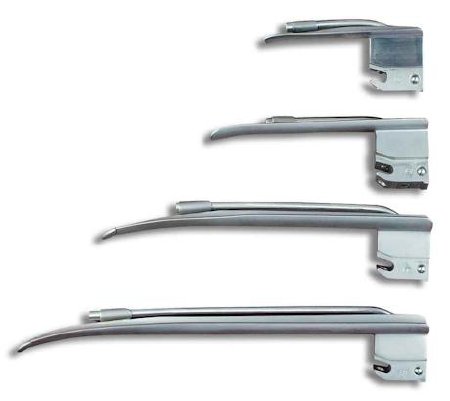 Sun Med Laryngoscope Blade GreenLine® Cranwall Size 3 Medium Adult - Each - 5-5236-03-EA
