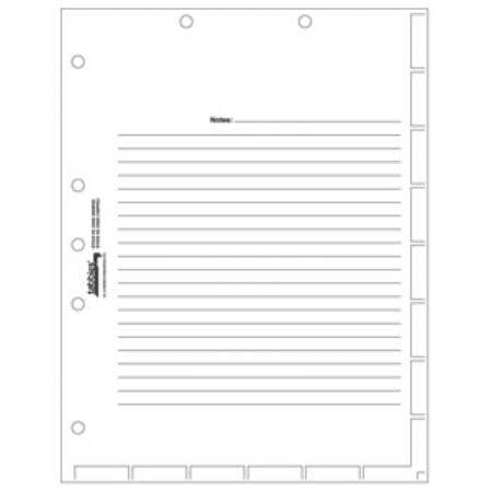 Tabbies Divider Sheet 8-1/2 X 11 Inch Medical Chart - Box of 400 - 54520-BX