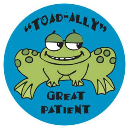 Tabbies Tabbies® 100 per Unit Toad-Ally Great Sticker - Roll of 1 - 20008-RL