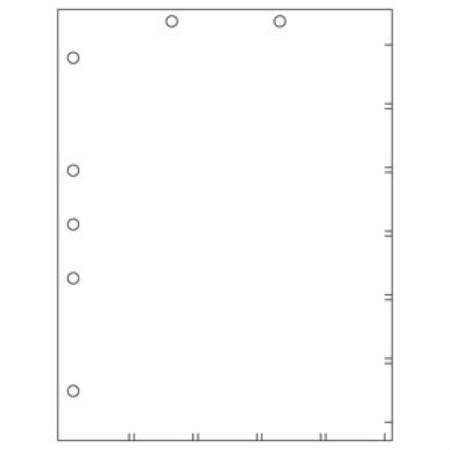 Tabbies Divider Sheet 8-1/2 X 11 Inch Medical Chart - Pack of 100 - 52100-PK